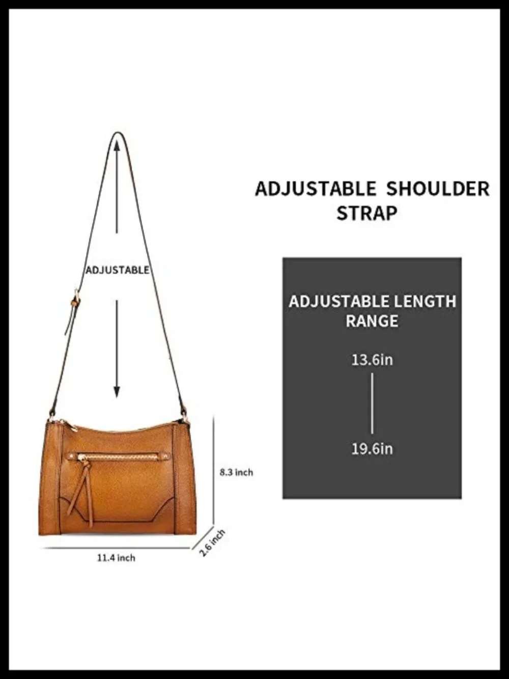 Genuine Leather Crossbody Satchel for Women